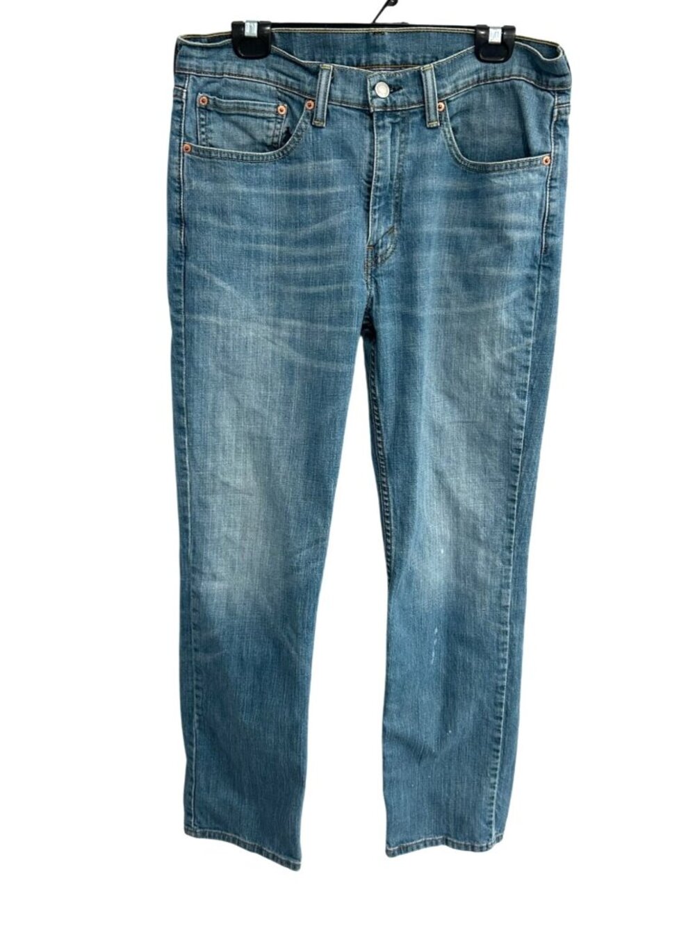 Levis 514 Size 32 Slim Fit Tapered Light Wash Mens Jeans Minimalist Neutral